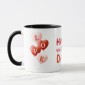 Love Mug, Valentine's Day Gift Coffee Mug  マグカップ (左)