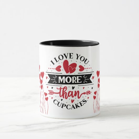 Love Mug, Valentine's Day Gift Coffee Mug  マグカップ (中央)