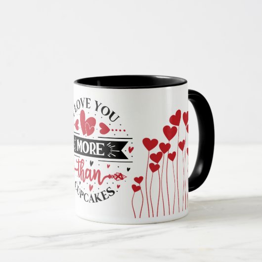 Love Mug, Valentine's Day Gift Coffee Mug  マグカップ (正面右)