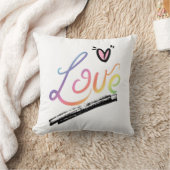 Love Multi-Couleurs クッション (ブランケット)