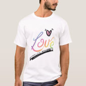 Love Multi Couleurs  Tシャツ (正面)