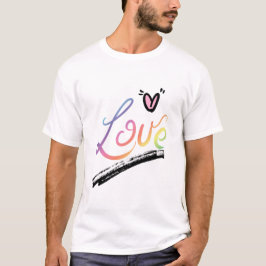 Love Multi Couleurs  Tシャツ