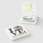 LOVE Murphysカリフォルニア ストーンコースター (横)