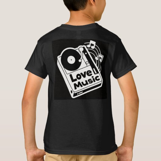 Love Music：魂を紡ぐ Tシャツ (裏面)