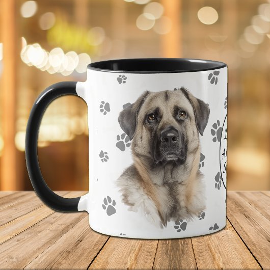 Love My Anatolian Shepherd Dog Pawprint マグカップ