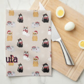 Love my cats キッチンタオル (四つ折り)