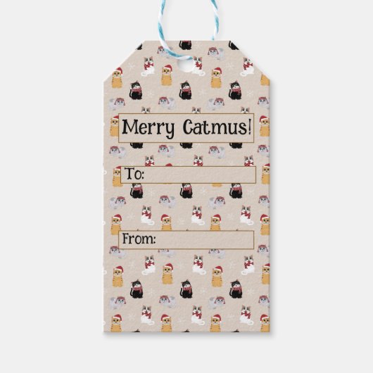 Love my cats ギフトタグ (正面)