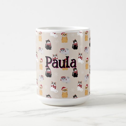 Love my cats コーヒーマグカップ (中央)