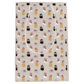 Love my cats ミディアムペーパーバッグ (正面)