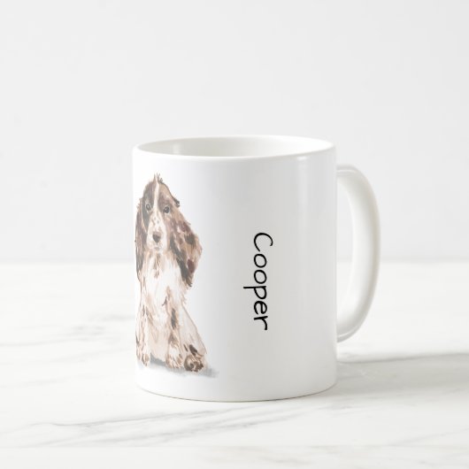 Love My Cocker Spaniel コーヒーマグカップ (正面右)