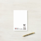Love My Collie縁ど Post-It Notes ポストイット (デスク上)