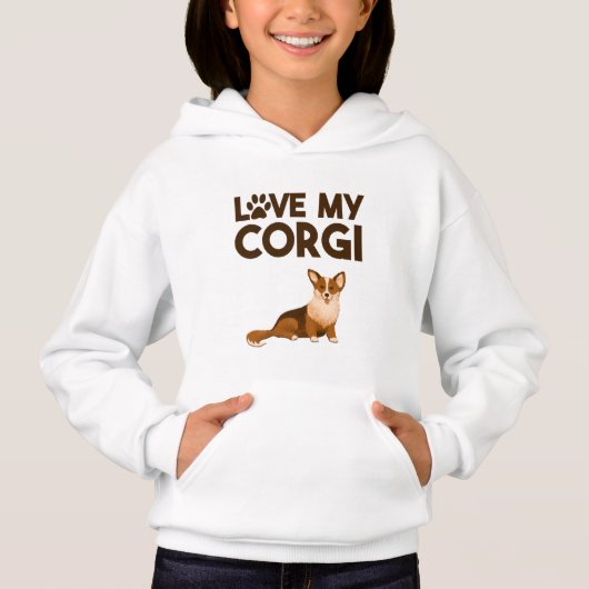 LOVE MY CORGI with Dogイラストレーション (正面)