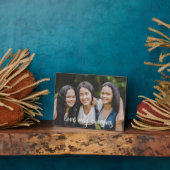 Love My Cousins白いスエレガントクリプト家族の写真 フォトプラーク (側面)