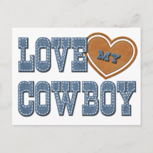 Love My Cowboy ポストカード