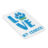 LOVE MY CUNUCU （青い文字） – マグネット (右側)