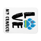 LOVE MY CUNUCU （黒い文字） – マグネット (横)