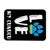 LOVE MY CUNUCU (White Letters) – マグネット (横)