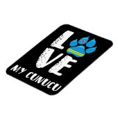 LOVE MY CUNUCU (White Letters) – マグネット (左側)