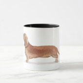Love My Dachshund (tan) マグカップ (中央)