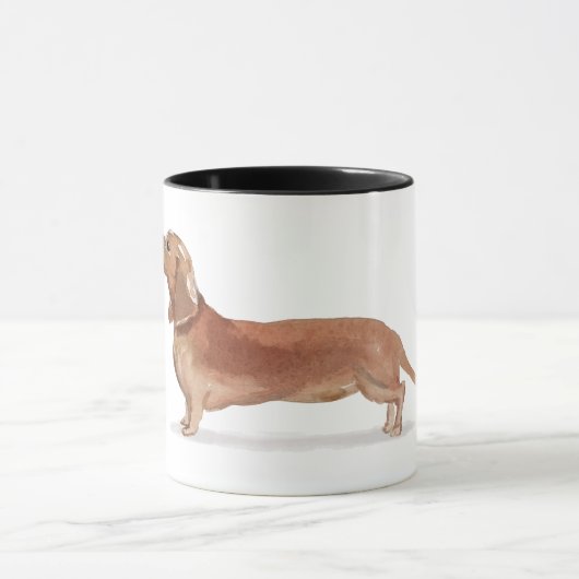 Love My Dachshund (tan) マグカップ (中央)