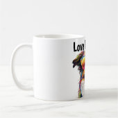 Love my Dog Mug コーヒーマグカップ (左)