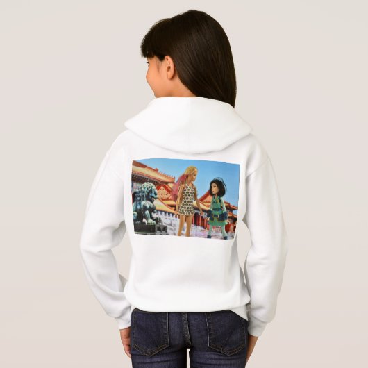 Love my Dollsフード付きスウェットシャツ (裏面フル)