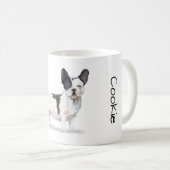 Love my Frenchie コーヒーマグカップ (正面右)