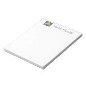 Love My Friends！ノートパッドDaffodil花春 ノートパッド (回転)