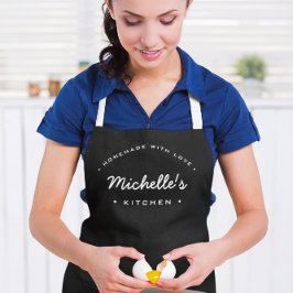 Love my Kitchenの手作りパーソナライズされた エプロン