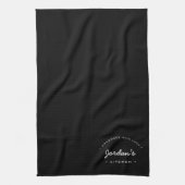 Love My Kitchenの手作りパーソナライズされた キッチンタオル (縦)