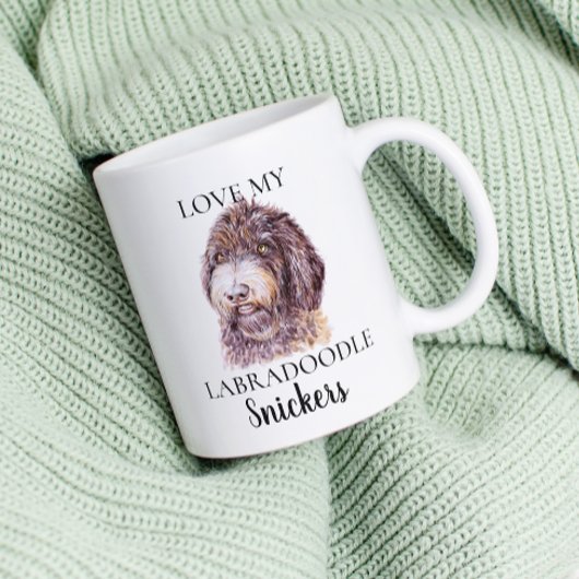 Love My Labradoodle Dog  コーヒーマグカップ