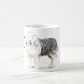 Love My Old English Sheepdog コーヒーマグカップ (中央)
