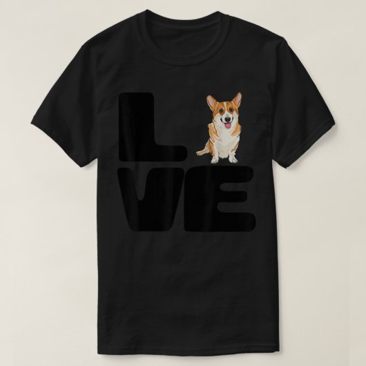 Love My Pembroke Welsh Corgi Dog Lover Gift 785 Tシャツ (デザイン正面)