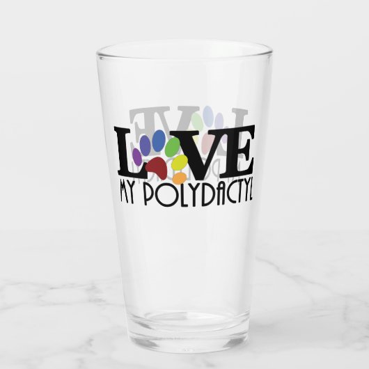 LOVE My Polydactyl タンブラーグラス (裏面)