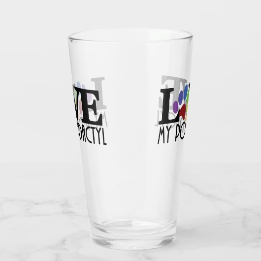 LOVE My Polydactyl タンブラーグラス (右)