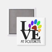 LOVE My Polydactyl マグネット (正面/裏面)