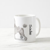 Love My Poodle コーヒーマグカップ (正面右)