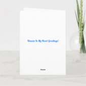 Love My Poodle Greeting Card カード (裏面)