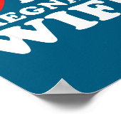 Love My Pregnant Wife, Funny Pregnancy Announcemme ポスター (角)