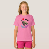 Love My Puggle Kids Shirt Tシャツ (正面フル)