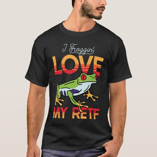 Love My Red Eyed Tree Frog Tシャツ (正面)
