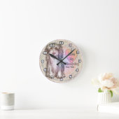 Love My Sheepdog ラウンド壁時計 (ホーム)