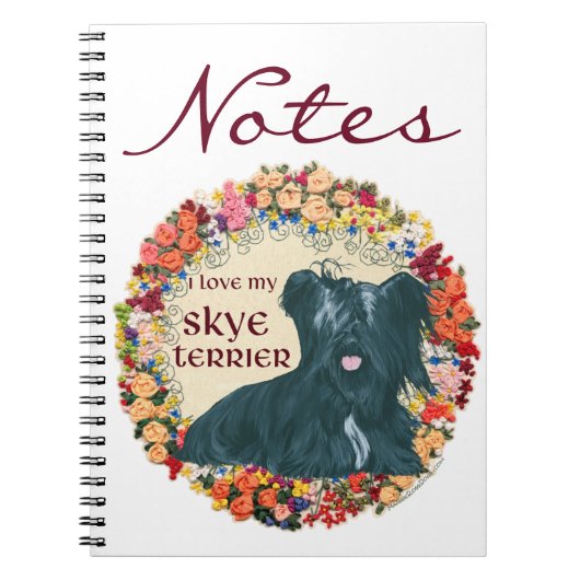 Love My Skye Terrier ノートブック (正面)