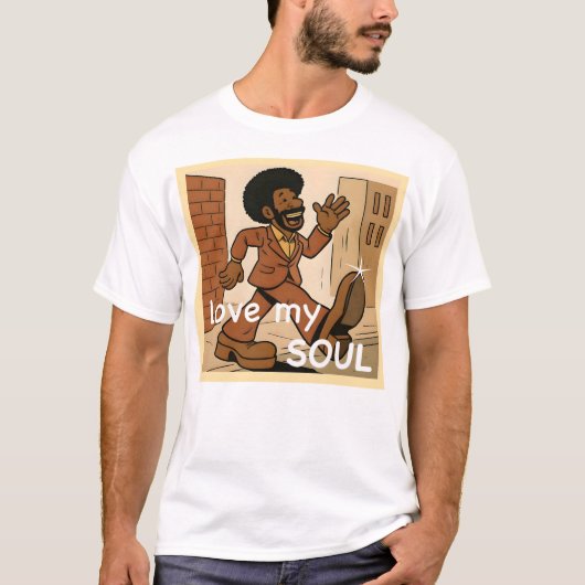 Love My Soul アニメーションTシャツ Tシャツ (正面)
