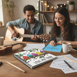 Love My Tribe Personalized Spiral Notebook ノートブック