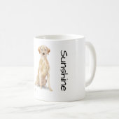 Love My Yellow Lab コーヒーマグカップ (正面右)