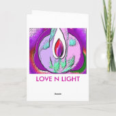 Love n Light :メリークリスマスハッピーニューイヤー シーズンカード (裏面)