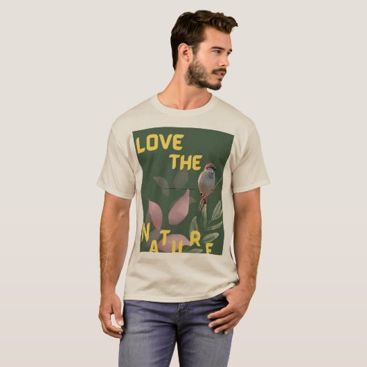 Love Nature T-shirt Tシャツ (正面フル)
