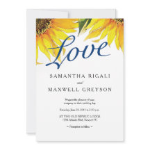 Love Navy Blue & Sunflower Summer 結婚's