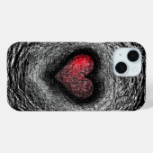 Love Nest Heart Scratch iPhone Case Case-Mate iPhoneケース (裏面 (横))